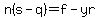 n%28s-q%29=f-yr
