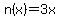 n%28x%29+=+3x+