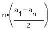 n%2A%28%28a%5B1%5D%2Ba%5Bn%5D%29%2F2%29