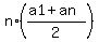 n%2A%28%28a1%2Ban%29%2F2+%29