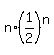 n%2A%281%2F2%29%5En
