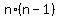 n%2A%28n-1%29
