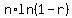 n%2Aln%281-r%29