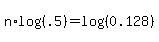 n%2Alog%28%28.5%29%29+=+log%28%280.128%29%29
