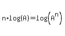 n%2Alog%28%28A%29%29=log%28%28A%5En%29%29