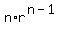 n%2Ar%5E%28n-1%29