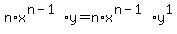 n%2Ax%5E%28n-1%29y=n%2Ax%5E%28n-1%29y%5E1