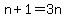 n%2B1=3n