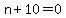 n%2B10+=+0