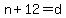 n%2B12=d