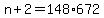 n%2B2=148%2A672