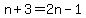n%2B3=2n-1