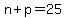 n%2Bp=25