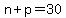 n%2Bp=30