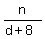 n%2F%28d%2B8%29