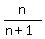 n%2F%28n%2B1%29