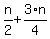 n%2F2%2B3%2F4%2An