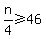 n%2F4+%3E=++46