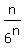 n%2F6%5En+
