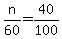 n%2F60=40%2F100