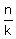 n%2Fk