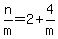 n%2Fm=2%2B4%2Fm
