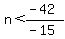 n%3C%28-42%29%2F%28-15%29