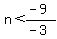 n%3C%28-9%29%2F%28-3%29