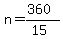 n=%28360%29%2F%2815%29