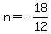 n=-18%2F12