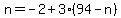 n=-2%2B3%2894-n%29