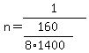 n=1%2F%28160%2F%288%2A1400%29%29