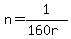 n=1%2F%28160r%29