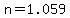 n=1.059