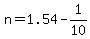 n=1.54-1%2F10