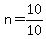 n=10%2F10