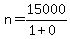 n=15000%2F%281%2B0%29