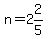 n=2%262%2F5