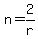 n=2%2Fr