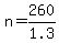n=260%2F1.3