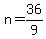 n=36%2F9