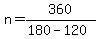 n=360%2F%28180-120%29