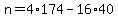 n=4%2A174-16%2A40