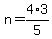 n=4%2A3%2F5