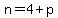 n=4%2Bp