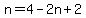 n=4-2n%2B2
