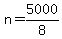 n=5000%2F8