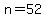 n=52