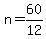 n=60%2F12