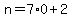 n=7%2A0%2B2